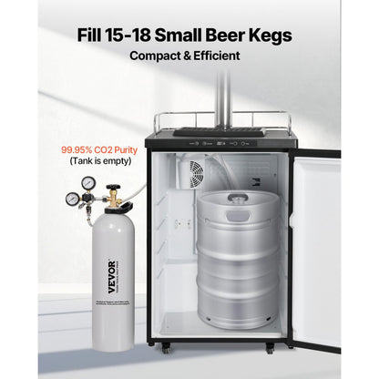 RY-175-3000-H-01 - 15 lbs Aluminum CO2 Tank with CGA320 Valve, DOT Approved