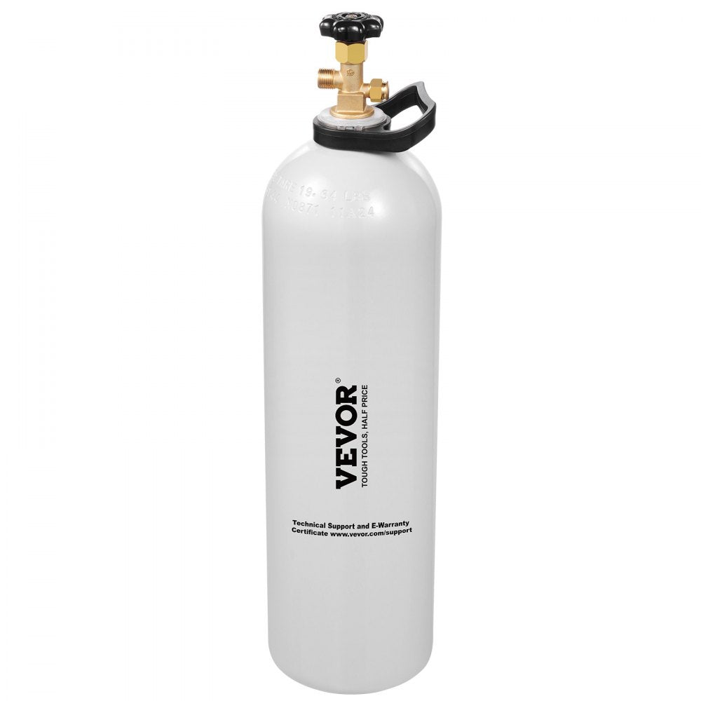 RY-175-3000-H-01 - 15 lbs Aluminum CO2 Tank with CGA320 Valve, DOT Approved