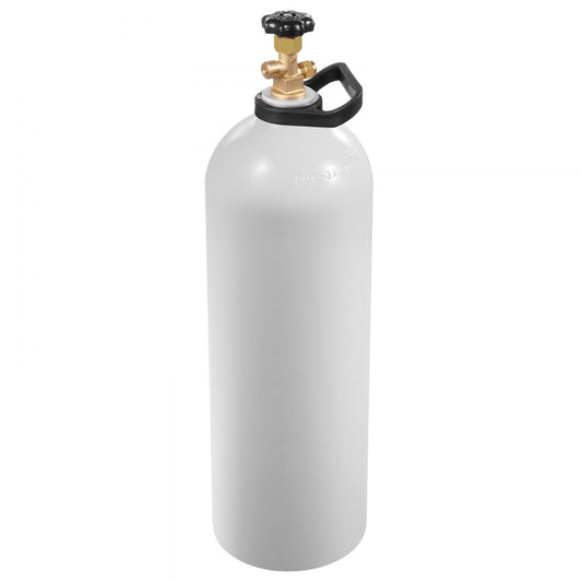 RY-203-3000-H-01 - 20 lbs Durable Aluminum CO2 Tank with Siphon Tube