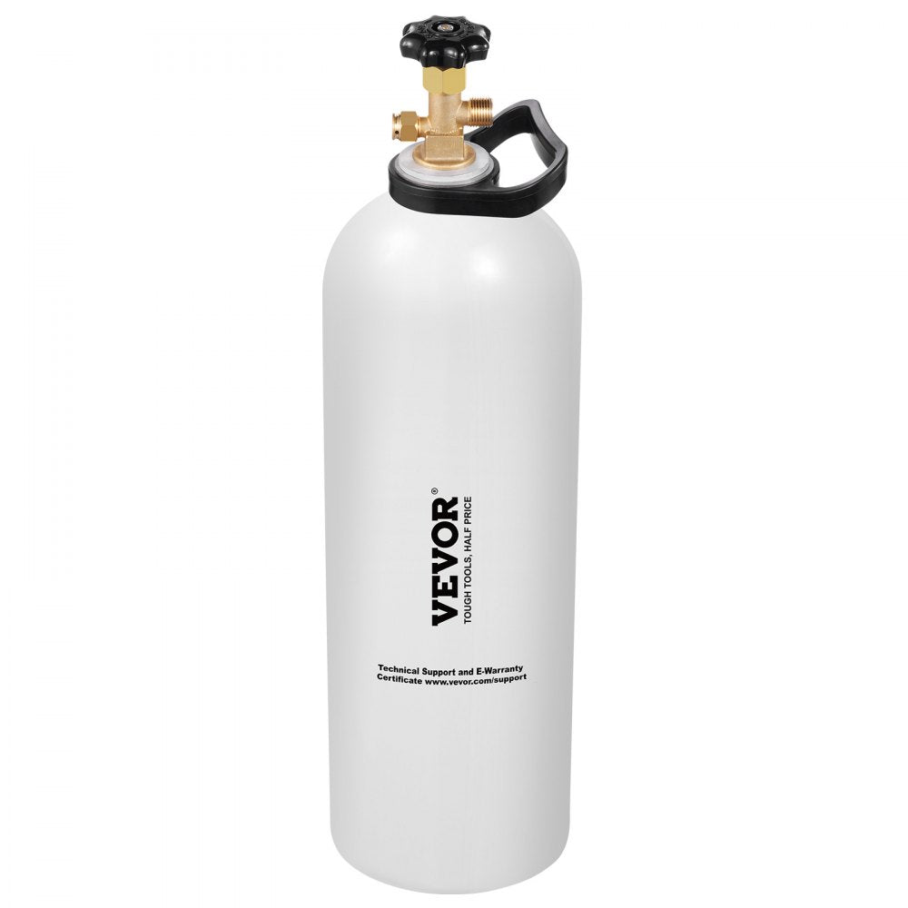 RY-203-3000-H-01 - 20 lbs Durable Aluminum CO2 Tank with Siphon Tube