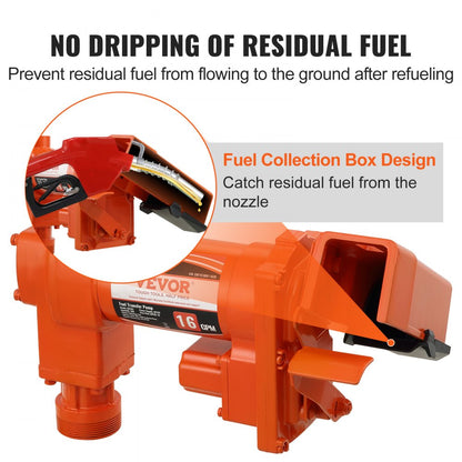 EX56A-12 - 16 GPM 12V Fuel Transfer Pump for Quick Refueling
