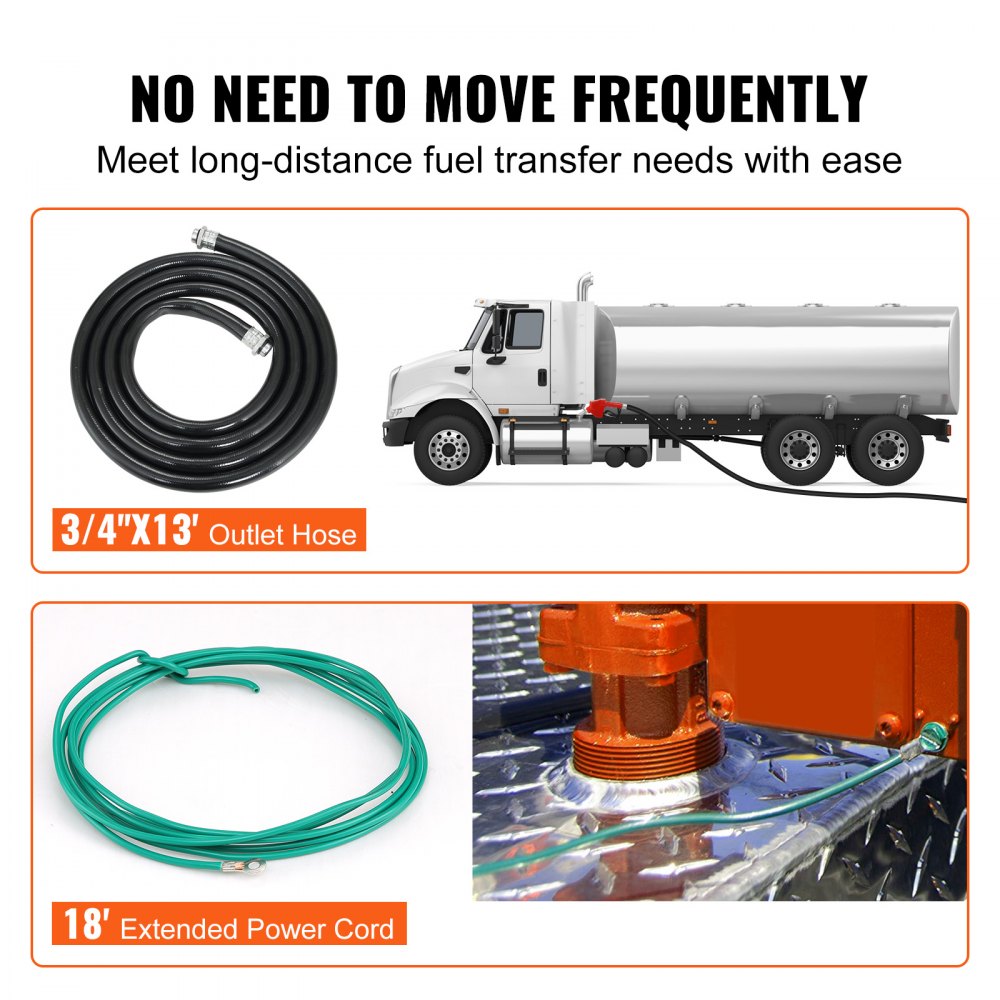 EX56A-12 - 16 GPM 12V Fuel Transfer Pump for Quick Refueling