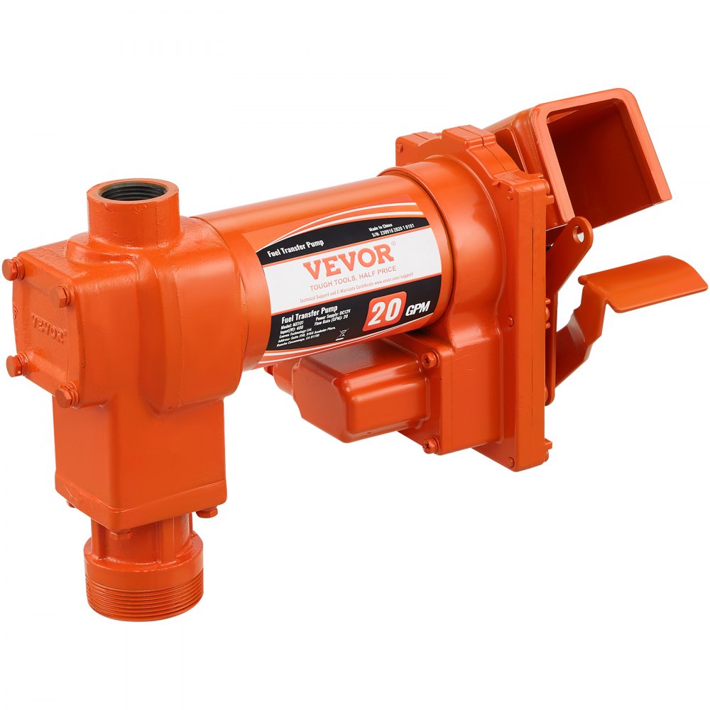 EX56A-12 - 12V Fuel Transfer Pump, 20 GPM, 3000 RPM Efficiency