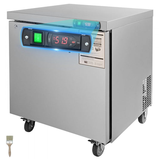 KTR-27B - 7.4 Cu. Ft Stainless Steel Undercounter Refrigerator with Worktop