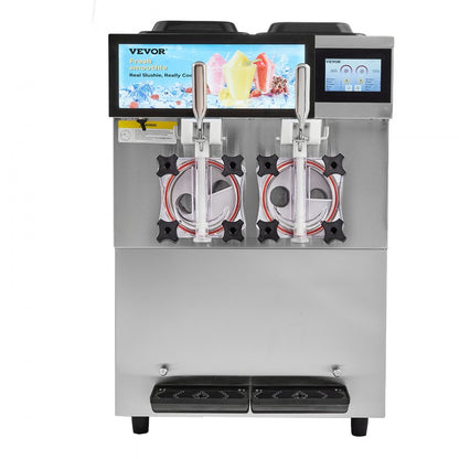 XN240C - 2x12L Commercial Slushy Machine with Touchscreen for Fast Service