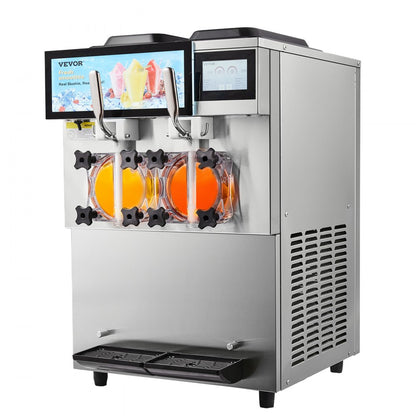 XN240C - 2x12L Commercial Slushy Machine with Touchscreen for Fast Service