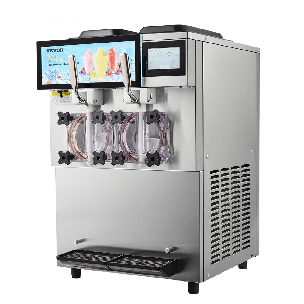 XN240C - 2x12L Commercial Slushy Machine with Touchscreen for Fast Service