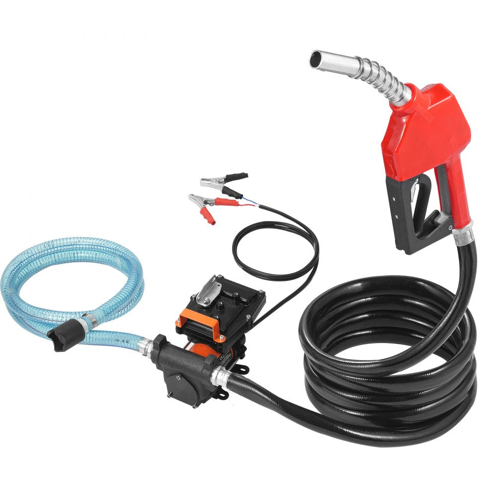 DCEX60A - High Flow 15 GPM Fuel Transfer Pump with 13-Foot Hose