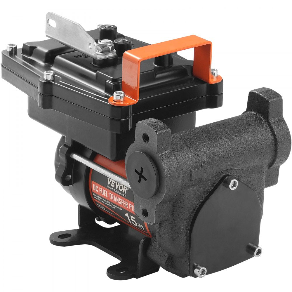 DCEX60A - High Flow 15 GPM Fuel Transfer Pump with 13-Foot Hose
