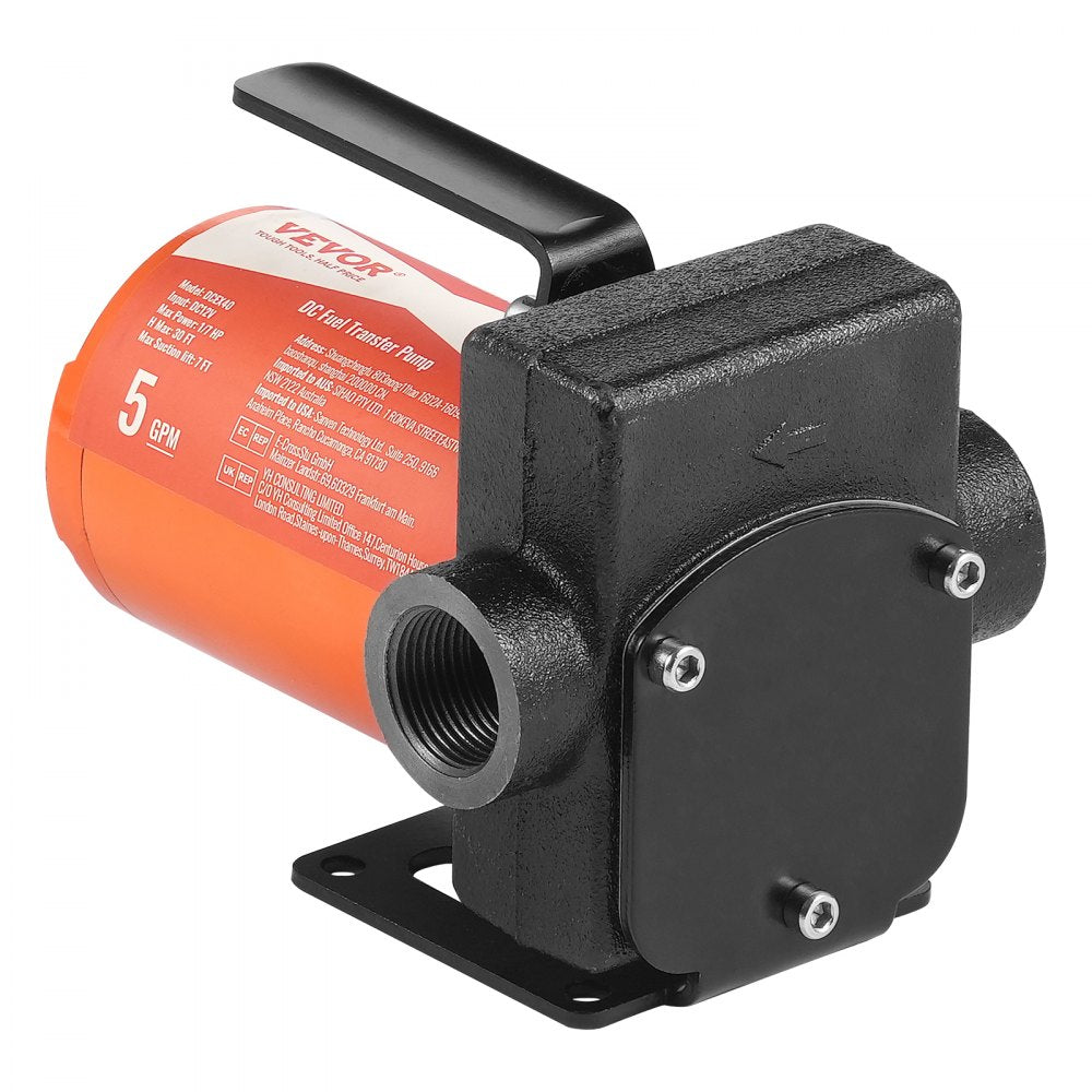 DCEX40 - 5 GPM 12V Fuel Transfer Pump with Auto Nozzle