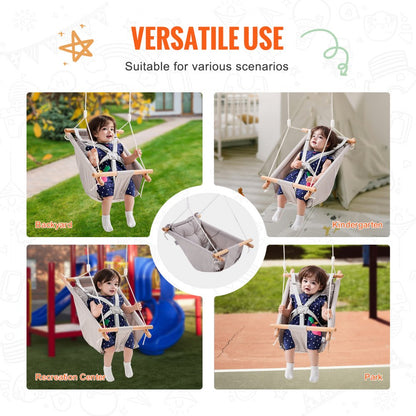 TL18B-07D - Versatile Canvas Hammock Swing for Babies and Toddlers