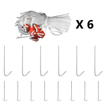 010180693480 - 4-Season Canvas Wall Tent for 6-8 People