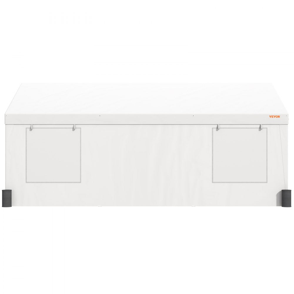 010382486149 - 12x20 ft Heavy-Duty Car Canopy with Ventilation and Removable Walls