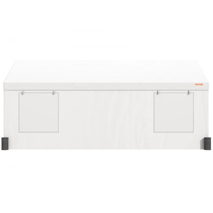 010382486149 - 12x20 ft Heavy-Duty Car Canopy with Ventilation and Removable Walls