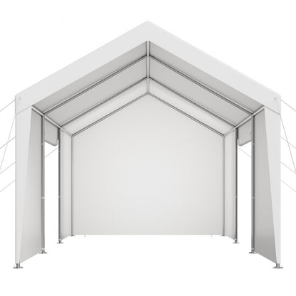 SXYJSCK-FBS10X20FT-W - Durable 10x20FT Carport Canopy with Removable Sidewalls