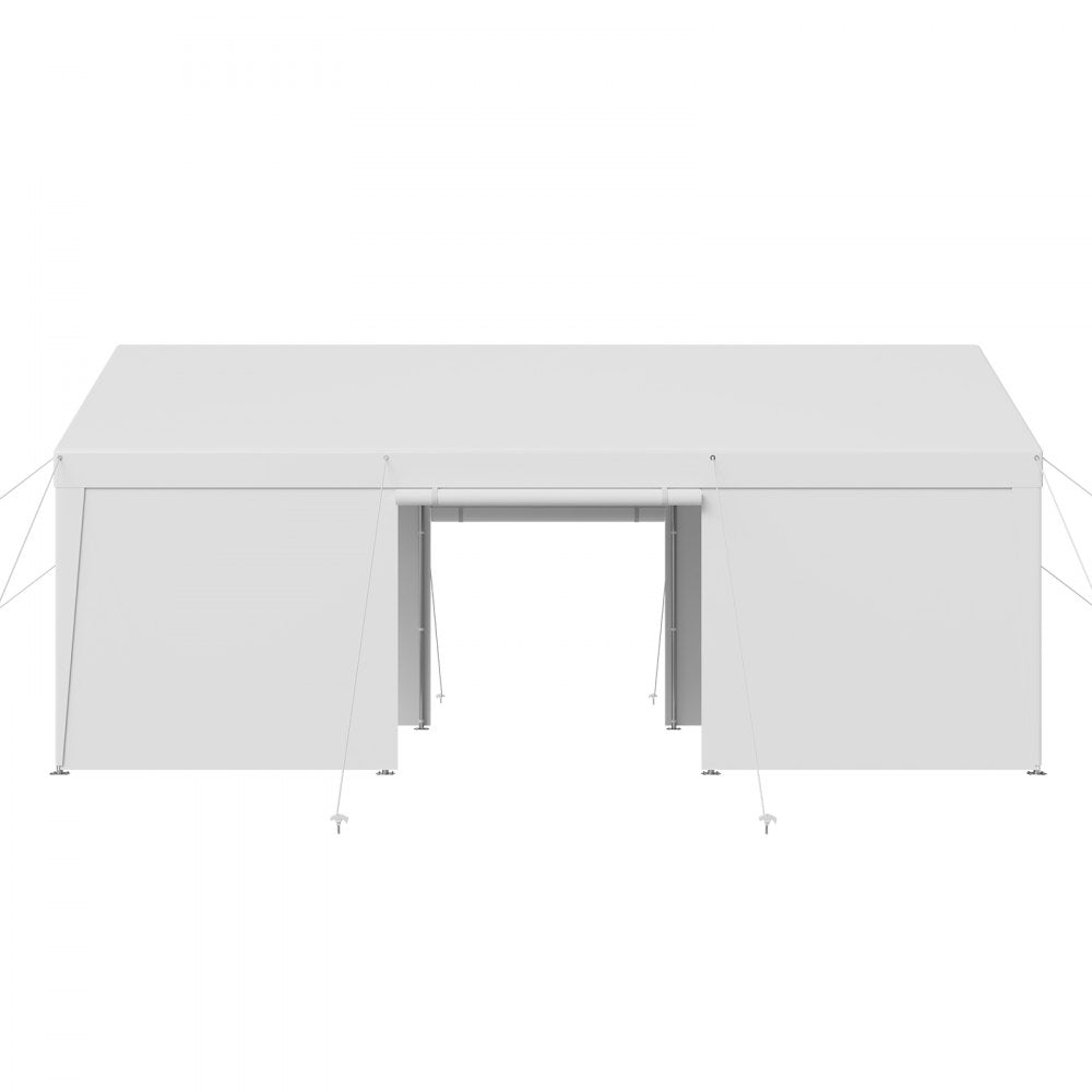 SXYJSCK-FBS10X20FT-W - Durable 10x20FT Carport Canopy with Removable Sidewalls