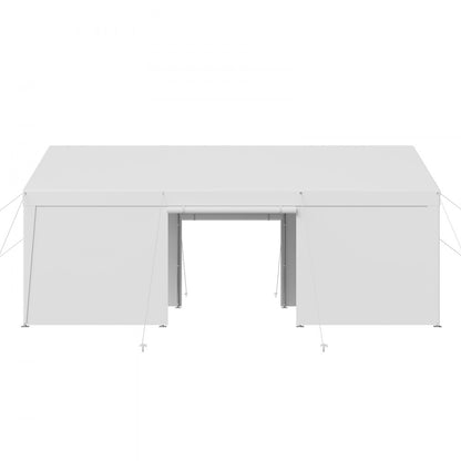 SXYJSCK-FBS10X20FT-W - Durable 10x20FT Carport Canopy with Removable Sidewalls