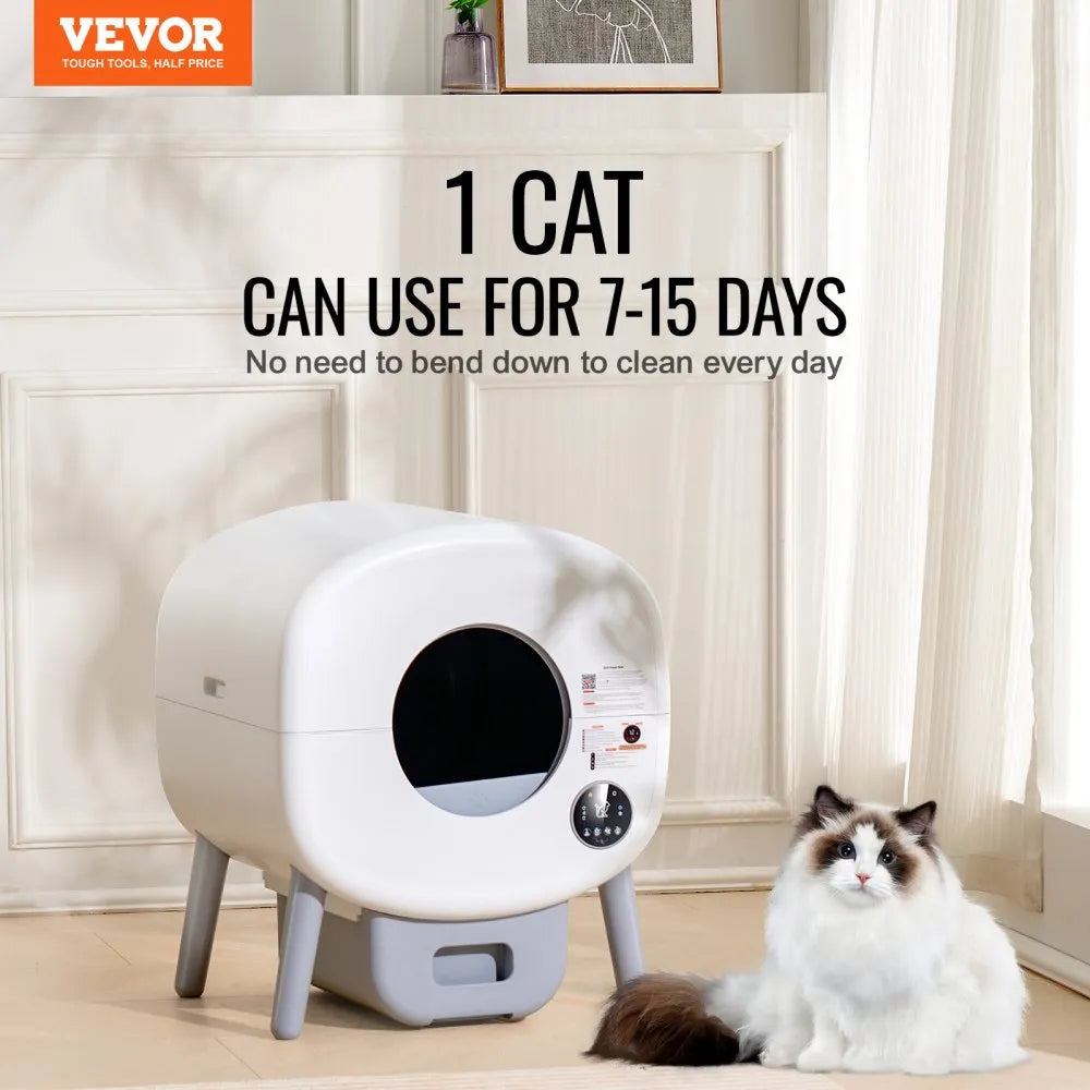 CATBOX-NEO-B - 76L Smart Self-Cleaning Cat Litter Box with Odor Control