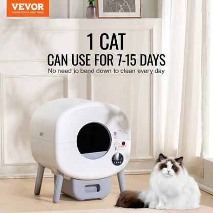 CATBOX-NEO-B - 76L Smart Self-Cleaning Cat Litter Box with Odor Control