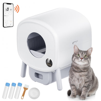CATBOX-NEO-B - 76L Smart Self-Cleaning Cat Litter Box with Odor Control