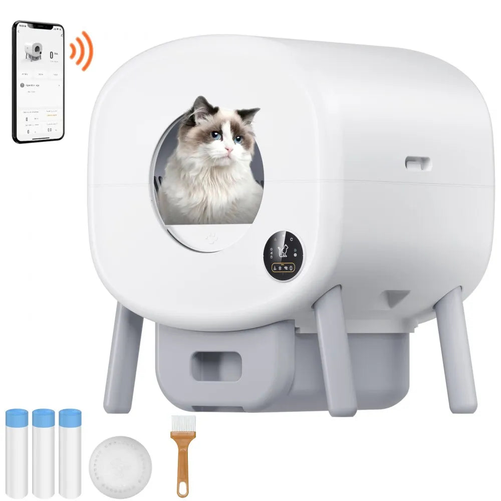 CATBOX-NEO-B - 76L Smart Self-Cleaning Cat Litter Box with Odor Control