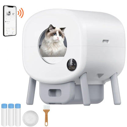 CATBOX-NEO-B - 76L Smart Self-Cleaning Cat Litter Box with Odor Control