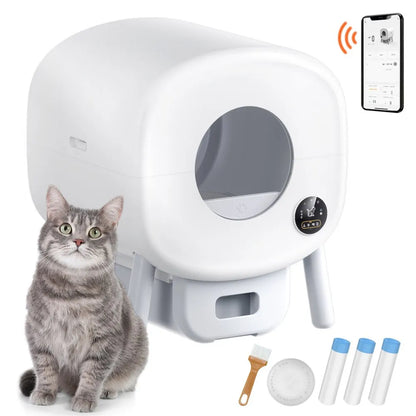 CATBOX-NEO-B - 76L Smart Self-Cleaning Cat Litter Box with Odor Control