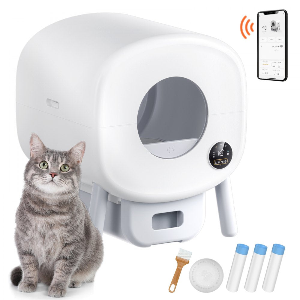 CATBOX-NEO-B - 76L Smart Self-Cleaning Cat Litter Box with Odor Control