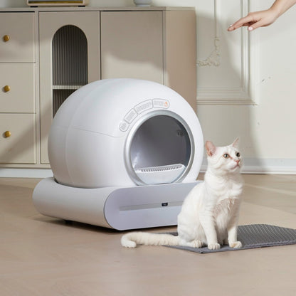 HS-002 - Smart 65L Cat Litter Box with Odor Control & Sensors