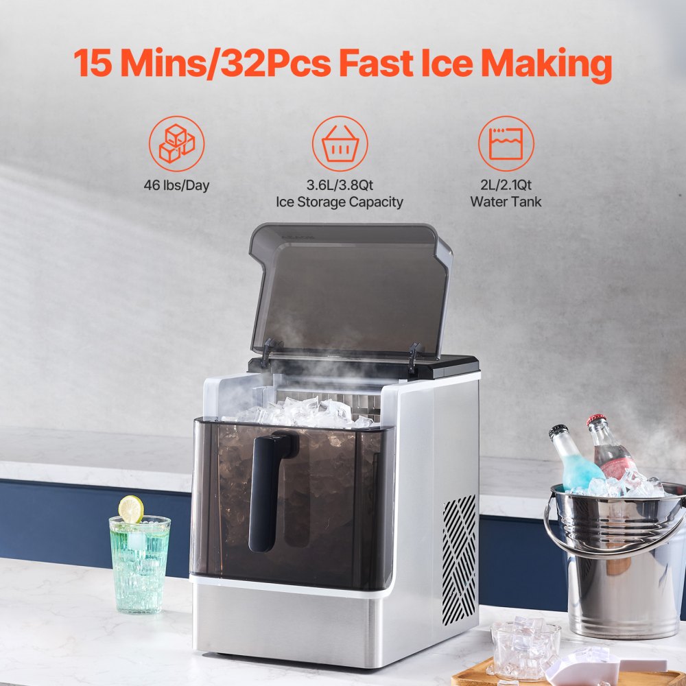 ICM2366 - 50Lbs/24H Portable Ice Maker with 3 Cube Sizes
