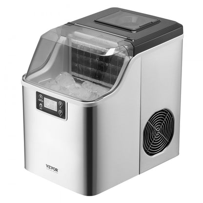 HZB-20AF/S - Portable Ice Maker Producing 45 lbs/24h with Easy Operation