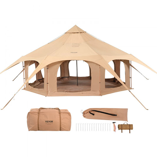 ZJTM1184 - 5m VEVOR 4-Season Bell Tent for Year-Round Adventures