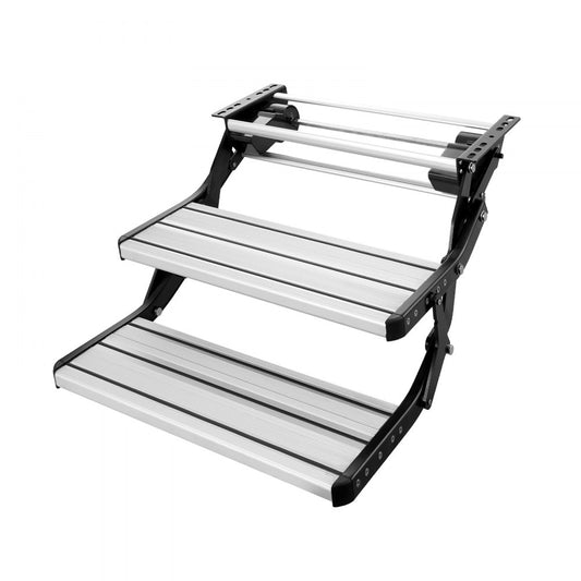 E-F-550-D - 21.7"x8.3" Electric RV Steps, 440lbs Capacity, Automatic Fold