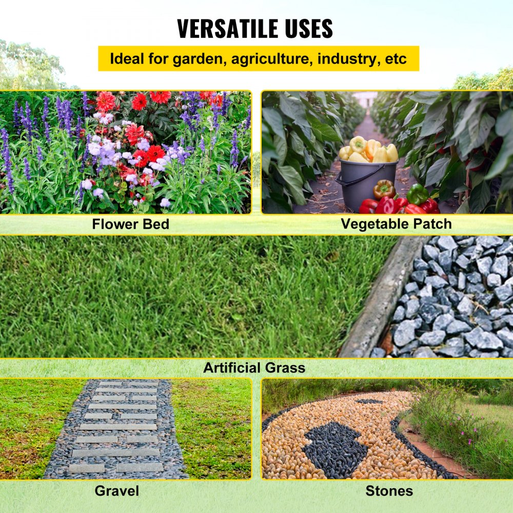 VV-FCB-PE 3*300FT 5.8OZ - Durable Weed Barrier Fabric for Garden Protection