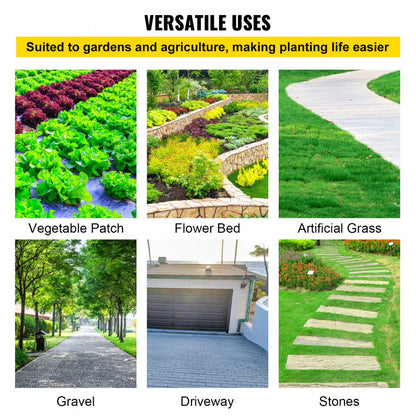 VV-WB-5250 - Heavy-Duty 5 oz. Weed Barrier Fabric for Gardens and Lawns