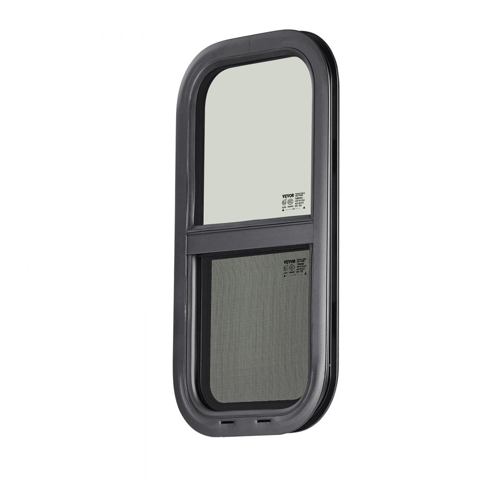 SSTLC305x610 - 12"x24" Tinted Sliding RV Window with Screen & Lock