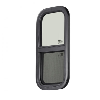 SSTLC305x610 - 12"x24" Tinted Sliding RV Window with Screen & Lock