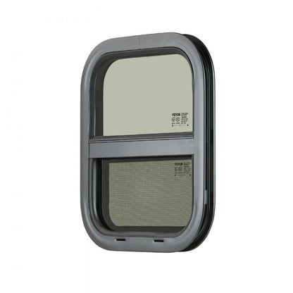 SSTLC356x406 - 14" x 16" Tinted Vertical RV Window with Security Lock