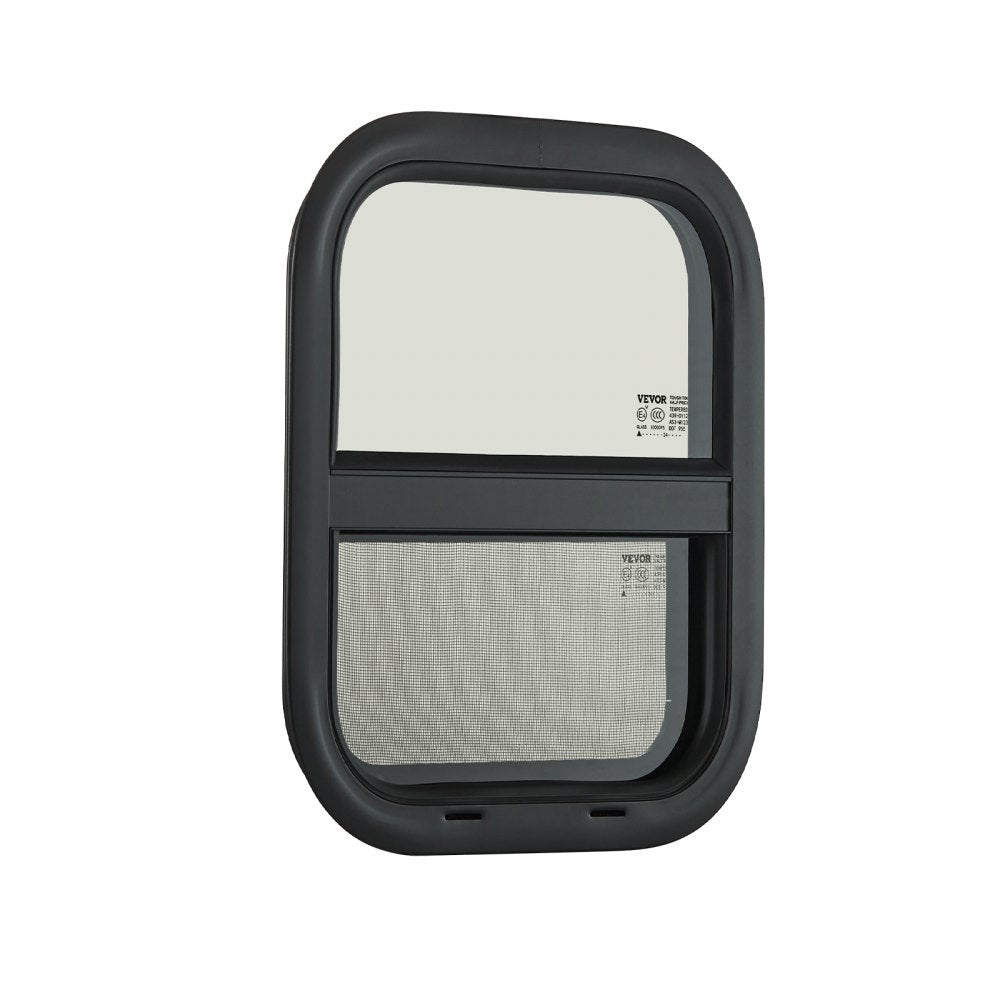 SSTLC356x406 - 14" x 16" Tinted Vertical RV Window with Security Lock