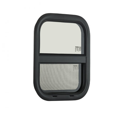 SSTLC356x406 - 14" x 16" Tinted Vertical RV Window with Security Lock