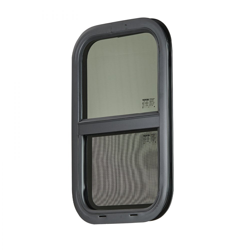 SSTLC356x559 - 14"W x 22"H Tinted Sliding RV Window with Screen & Lock