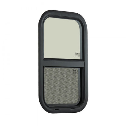 SSTLC356x559 - 14" x 22" Tinted Sliding RV Window with Net Screen