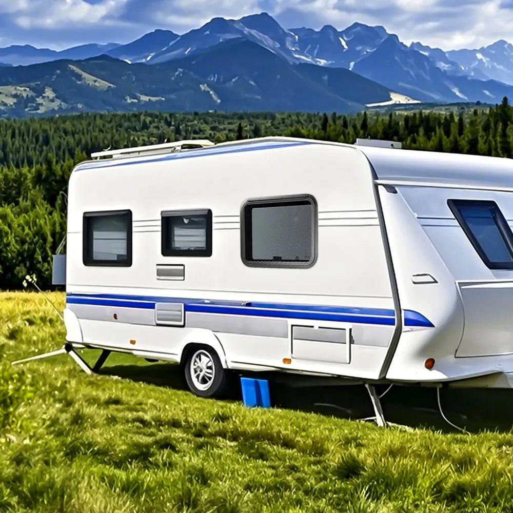 SSXCWT762x559 - 30" x 22" Tempered Glass RV Exit Window with Screen