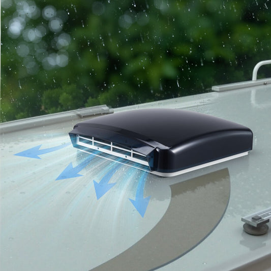 HQS-36AY - 14-Inch RV Roof Vent Fan with 10 Speeds & Remote Control