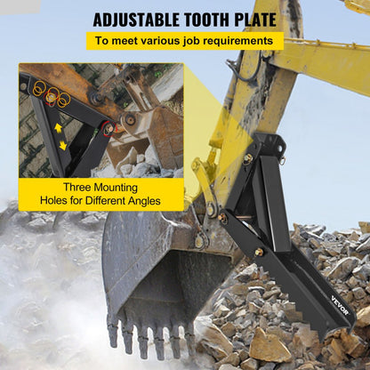 010802989908 - 27" Heavy-Duty Backhoe Thumb with 1/2" Thick Steel Plate