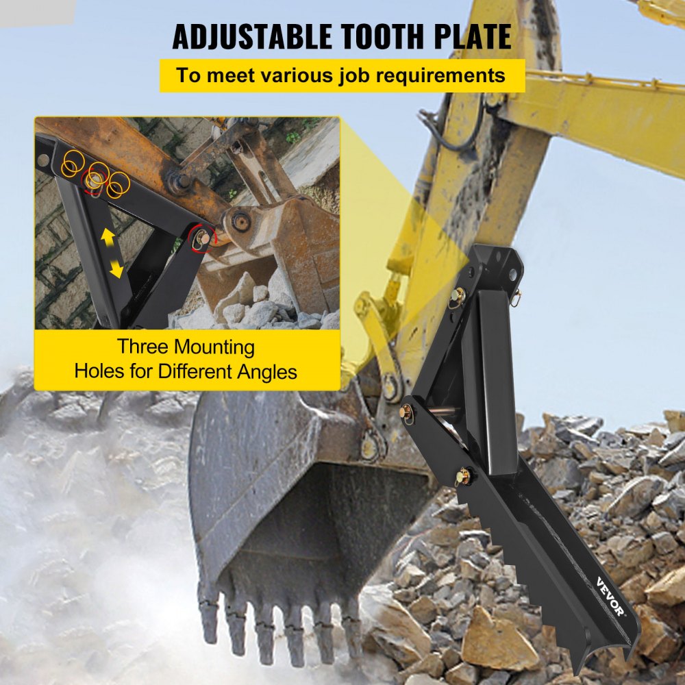 010111275567 - 32-Inch Heavy-Duty Backhoe Thumb for Excavator Assembly