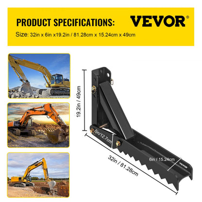 010111275567 - 32-Inch Heavy-Duty Backhoe Thumb for Excavator Assembly