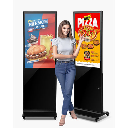 DC-A43ZN-B - 43" Android Digital Signage Kiosk with Split Screen
