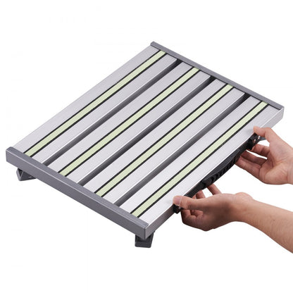 WK3501M - Adjustable Aluminum RV Steps, 8.8"-10.4" Height, Anti-Slip Design