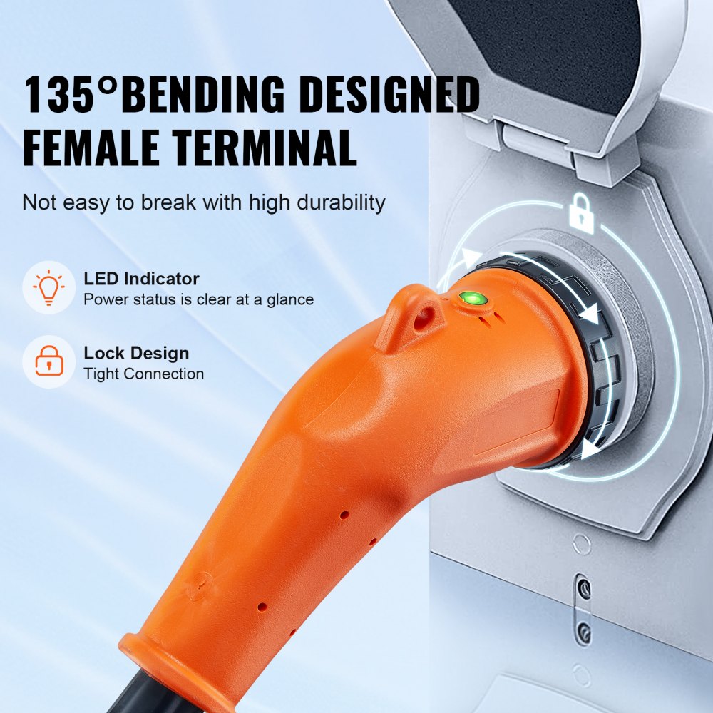 RVX-50A15FT - 15 ft VEVOR 50A RV Power Cord with LED Indicator